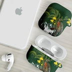 Kea Bird Kowhai New Zealand AirPods Case Mountain Landscape Maori Art