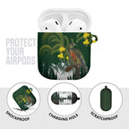 Kea Bird Kowhai New Zealand AirPods Case Mountain Landscape Maori Art