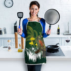 Kea Bird Kowhai New Zealand Apron Mountain Landscape Maori Art
