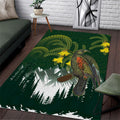Kea Bird Kowhai New Zealand Area Rug Mountain Landscape Maori Art