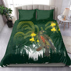 Kea Bird Kowhai New Zealand Bedding Set Mountain Landscape Maori Art