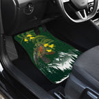 Kea Bird Kowhai New Zealand Car Mats Mountain Landscape Maori Art