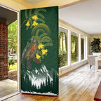 Kea Bird Kowhai New Zealand Door Cover Mountain Landscape Maori Art