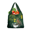 Kea Bird Kowhai New Zealand Grocery Bag Mountain Landscape Maori Art