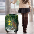 Kea Bird Kowhai New Zealand Luggage Cover Mountain Landscape Maori Art