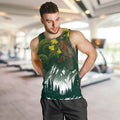 Kea Bird Kowhai New Zealand Men Tank Top Mountain Landscape Maori Art