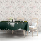 Kea Bird Kowhai New Zealand Tablecloth Mountain Landscape Maori Art