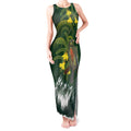 Kea Bird Kowhai New Zealand Tank Maxi Dress Mountain Landscape Maori Art