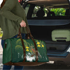 Kea Bird Kowhai New Zealand Travel Bag Mountain Landscape Maori Art