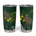 Kea Bird Kowhai New Zealand Tumbler Cup Mountain Landscape Maori Art