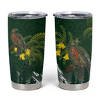 Kea Bird Kowhai New Zealand Tumbler Cup Mountain Landscape Maori Art