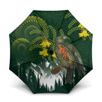 Kea Bird Kowhai New Zealand Umbrella Mountain Landscape Maori Art