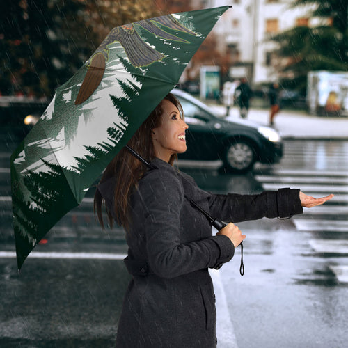 Kea Bird Kowhai New Zealand Umbrella Mountain Landscape Maori Art