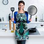 New Zealand Kotiate Weapon Apron Aotearoa Mango Paua Shell Maori Pattern
