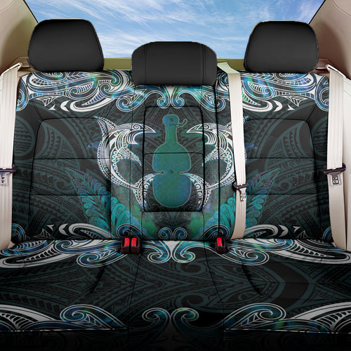 New Zealand Kotiate Weapon Back Car Seat Cover Aotearoa Mango Paua Shell Maori Pattern