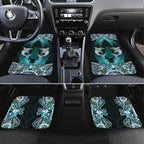 New Zealand Kotiate Weapon Car Mats Aotearoa Mango Paua Shell Maori Pattern