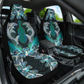 New Zealand Kotiate Weapon Car Seat Cover Aotearoa Mango Paua Shell Maori Pattern