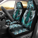 New Zealand Kotiate Weapon Car Seat Cover Aotearoa Mango Paua Shell Maori Pattern