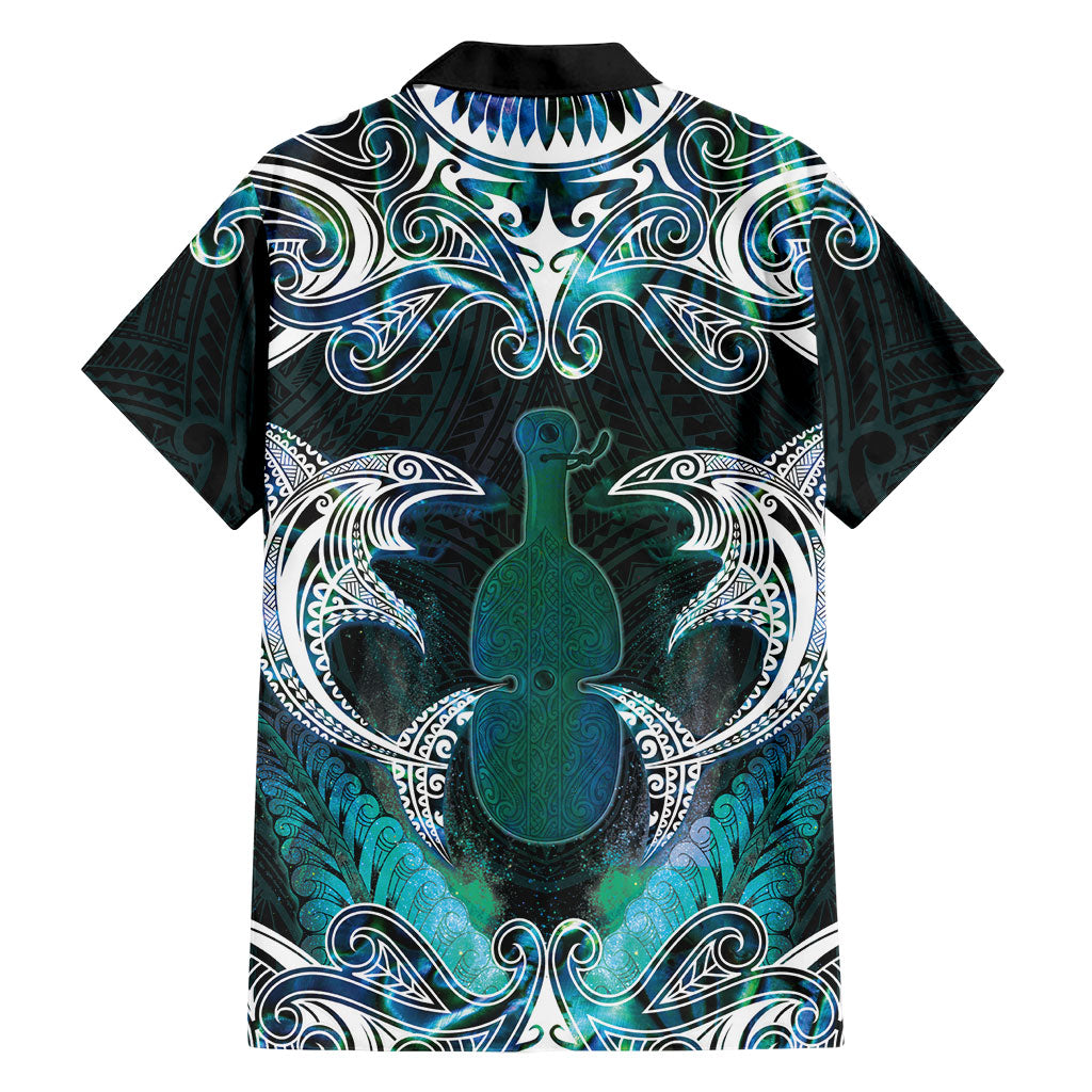 New Zealand Kotiate Weapon Family Matching Long Sleeve Bodycon Dress and Hawaiian Shirt Aotearoa Mango Paua Shell Maori Pattern