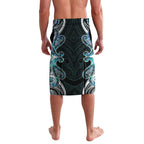 New Zealand Kotiate Weapon Lavalava Aotearoa Mango Paua Shell Maori Pattern