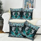 New Zealand Kotiate Weapon Pillow Cover Aotearoa Mango Paua Shell Maori Pattern