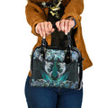 New Zealand Kotiate Weapon Shoulder Handbag Aotearoa Mango Paua Shell Maori Pattern