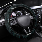 New Zealand Kotiate Weapon Steering Wheel Cover Aotearoa Mango Paua Shell Maori Pattern