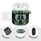New Zealand Mere Pounamu Weapon AirPods Case Aotearoa Mango Paua Shell Maori Pattern