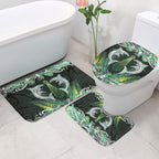 New Zealand Mere Pounamu Weapon Bathroom Set Aotearoa Mango Paua Shell Maori Pattern