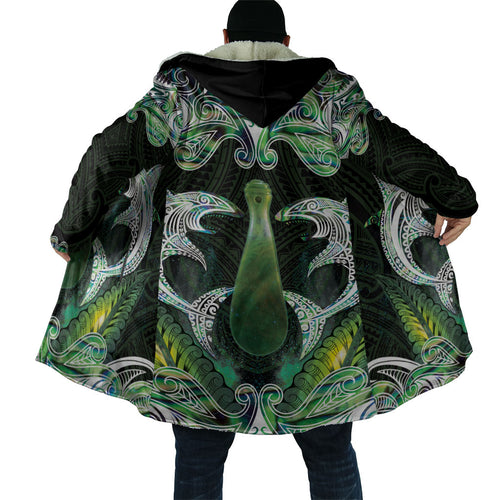 New Zealand Mere Pounamu Weapon Cloak Aotearoa Mango Paua Shell Maori Pattern