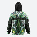New Zealand Mere Pounamu Weapon Hoodie Aotearoa Mango Paua Shell Maori Pattern