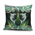 New Zealand Mere Pounamu Weapon Pillow Cover Aotearoa Mango Paua Shell Maori Pattern