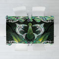 New Zealand Mere Pounamu Weapon Tablecloth Aotearoa Mango Paua Shell Maori Pattern