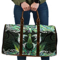 New Zealand Mere Pounamu Weapon Travel Bag Aotearoa Mango Paua Shell Maori Pattern