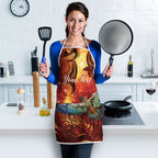 New Zealand Kea Bird Matariki Personalised Apron Silver Fern Maori Pattern
