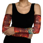 New Zealand Kea Bird Matariki Personalised Arm Sleeves Silver Fern Maori Pattern
