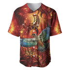 New Zealand Kea Bird Matariki Personalised Baseball Jersey Silver Fern Maori Pattern