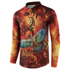 New Zealand Kea Bird Matariki Personalised Button Sweatshirt Silver Fern Maori Pattern