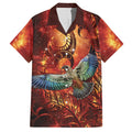 New Zealand Kea Bird Matariki Personalised Hawaiian Shirt Silver Fern Maori Pattern