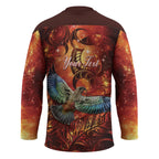 New Zealand Kea Bird Matariki Personalised Hockey Jersey Silver Fern Maori Pattern
