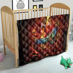 New Zealand Kea Bird Matariki Personalised Quilt Silver Fern Maori Pattern