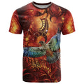 New Zealand Kea Bird Matariki Personalised T Shirt Silver Fern Maori Pattern