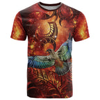 New Zealand Kea Bird Matariki Personalised T Shirt Silver Fern Maori Pattern