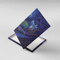 Takahe New Zealand Personalised Canvas Wall Art Harakeke Silver Fern Maori Pattern