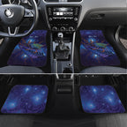 Takahe New Zealand Personalised Car Mats Harakeke Silver Fern Maori Pattern