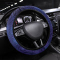 Takahe New Zealand Steering Wheel Cover Harakeke Silver Fern Maori Pattern