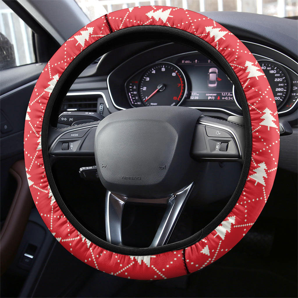 Australia Christmas In July Steering Wheel Cover Santa Horse Racing Aboriginal Dot Art