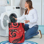 New Zealand Matariki Laundry Basket Maori New Year Koru Pattern