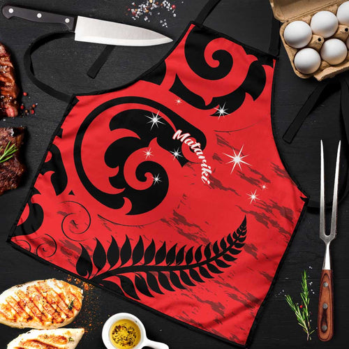 New Zealand Matariki Apron Maori New Year Koru Pattern