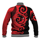 New Zealand Matariki Baseball Jacket Maori New Year Koru Pattern